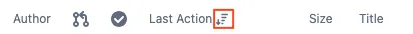 Sort by column